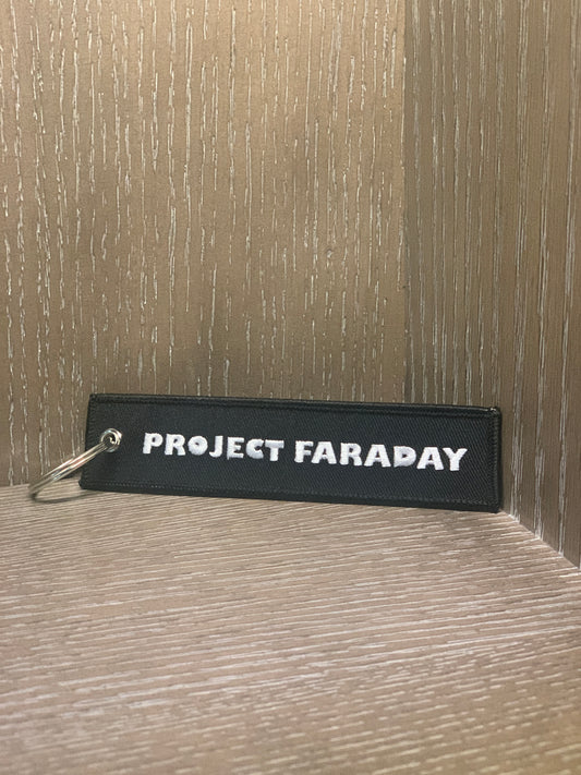 PROJECT FARADAY Black Keychain